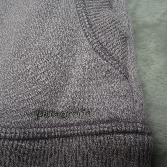 Patagonia Hoodie Womens Small Light Purple Thumbholes Full Zip Cloud Stack - Picture 8 of 16